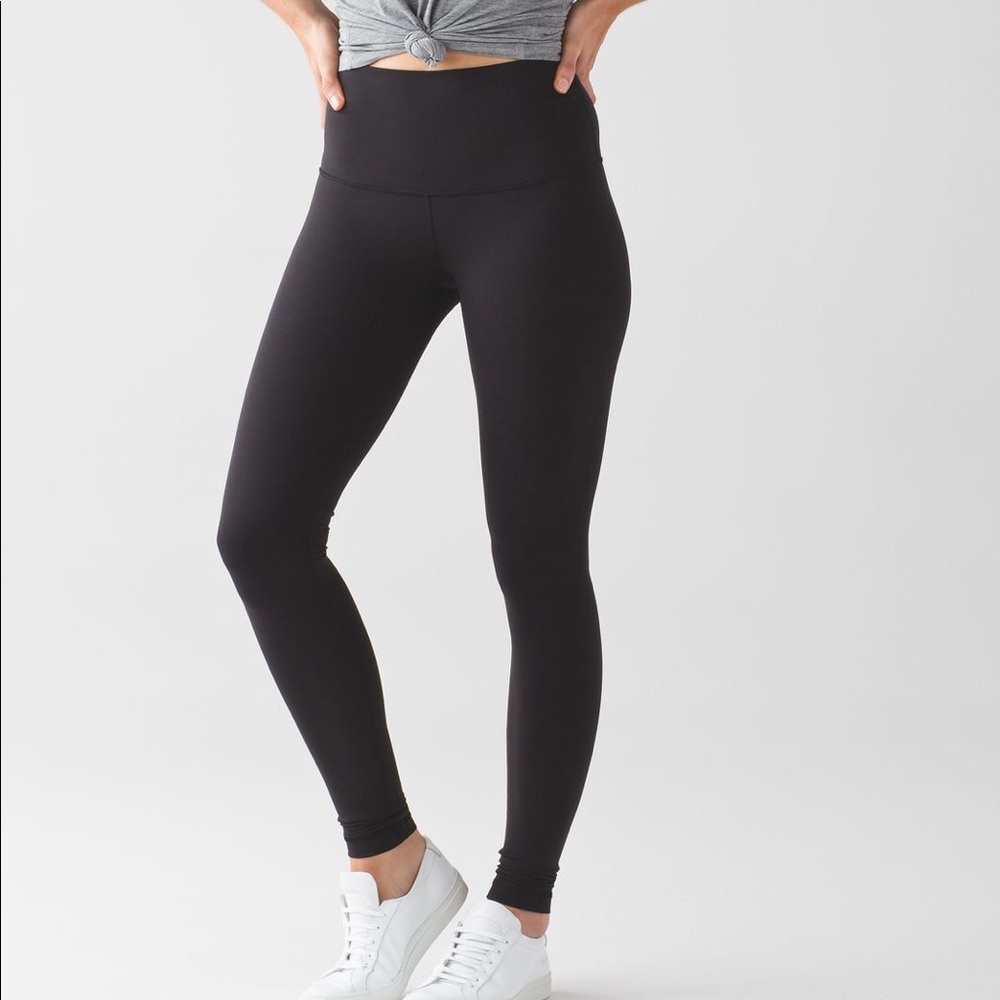 Lululemon Black Wunder Under Pant